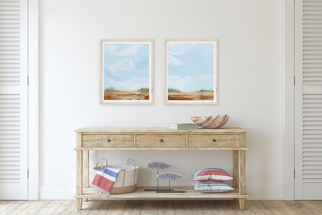 "Dune Marshes" - Paper Art Print