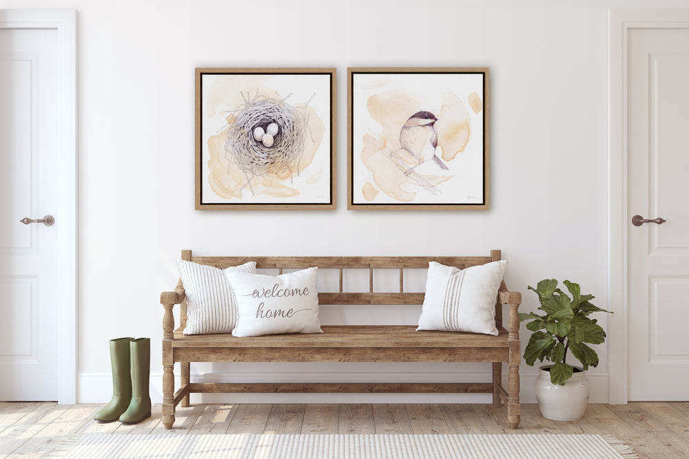 "Feather & Grace" - Limited Edition Canvas Art Print - The Creative Garden Studio