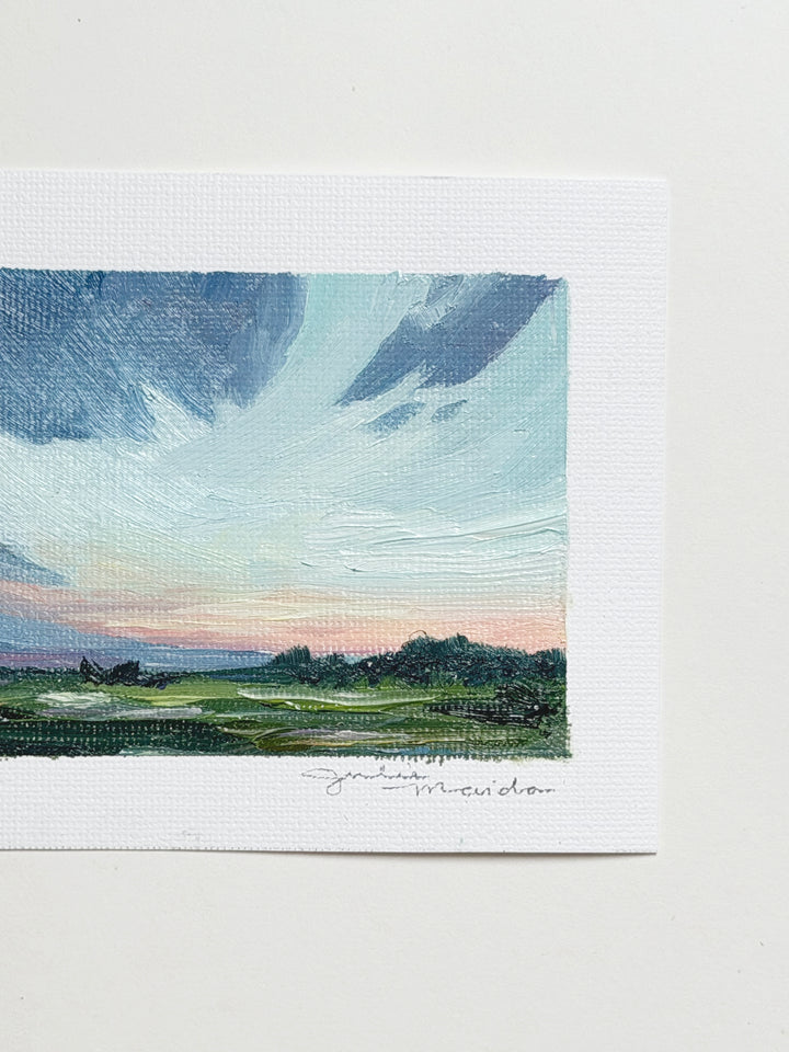 "Pasture Sunrise" - Mini Original Artwork