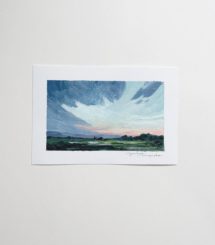 "Pasture Sunrise" - Mini Original Artwork