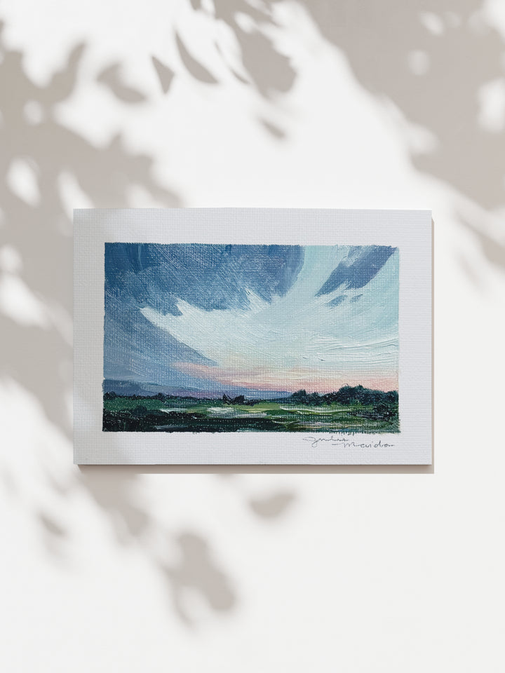 "Pasture Sunrise" - Mini Original Artwork