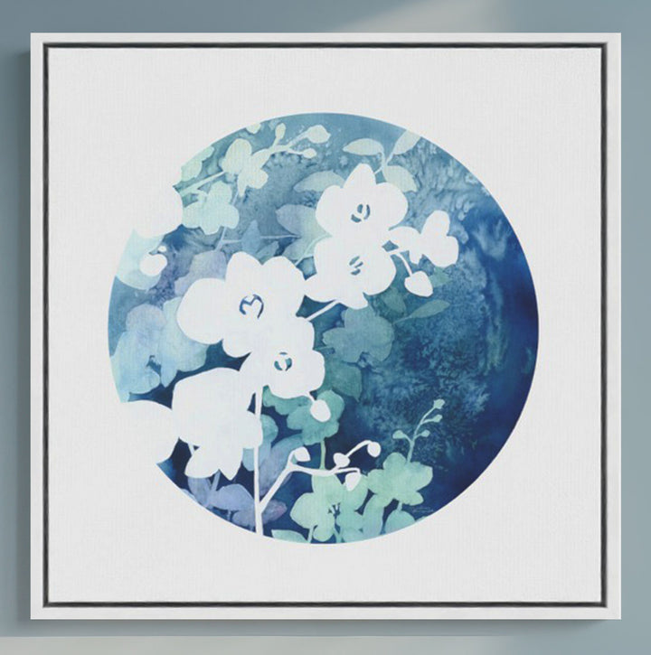 "Orchid in Bloom in Watercolor" - Giclée Canvas Art Print
