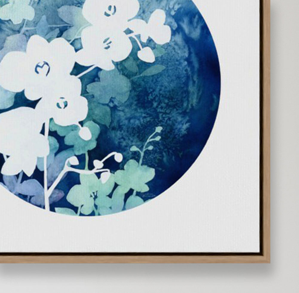 "Orchid in Bloom in Watercolor" - Giclée Canvas Art Print