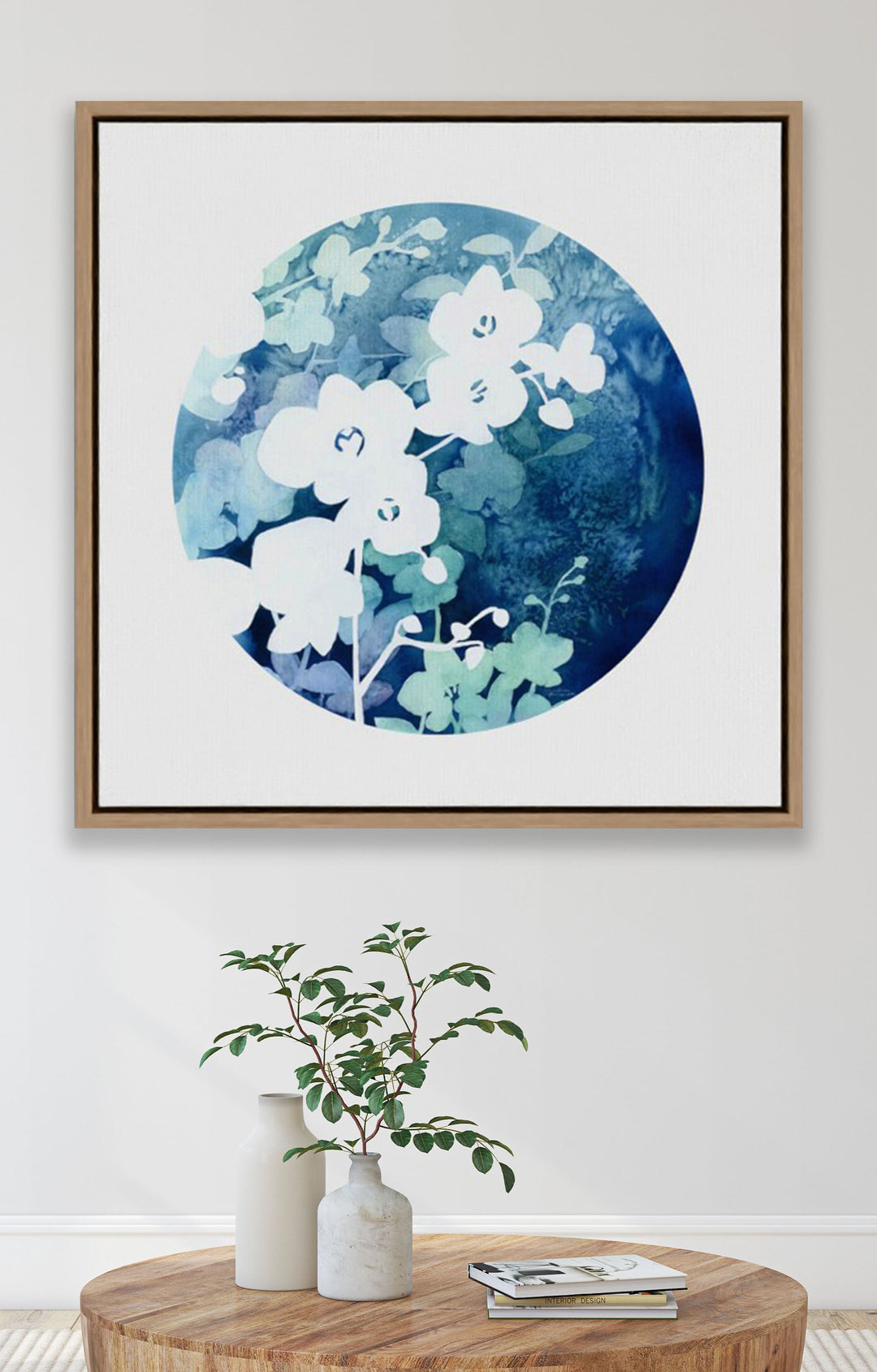 "Orchid in Bloom in Watercolor" - Giclée Canvas Art Print