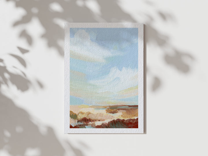 "Salt Marsh" - Paper Art Print