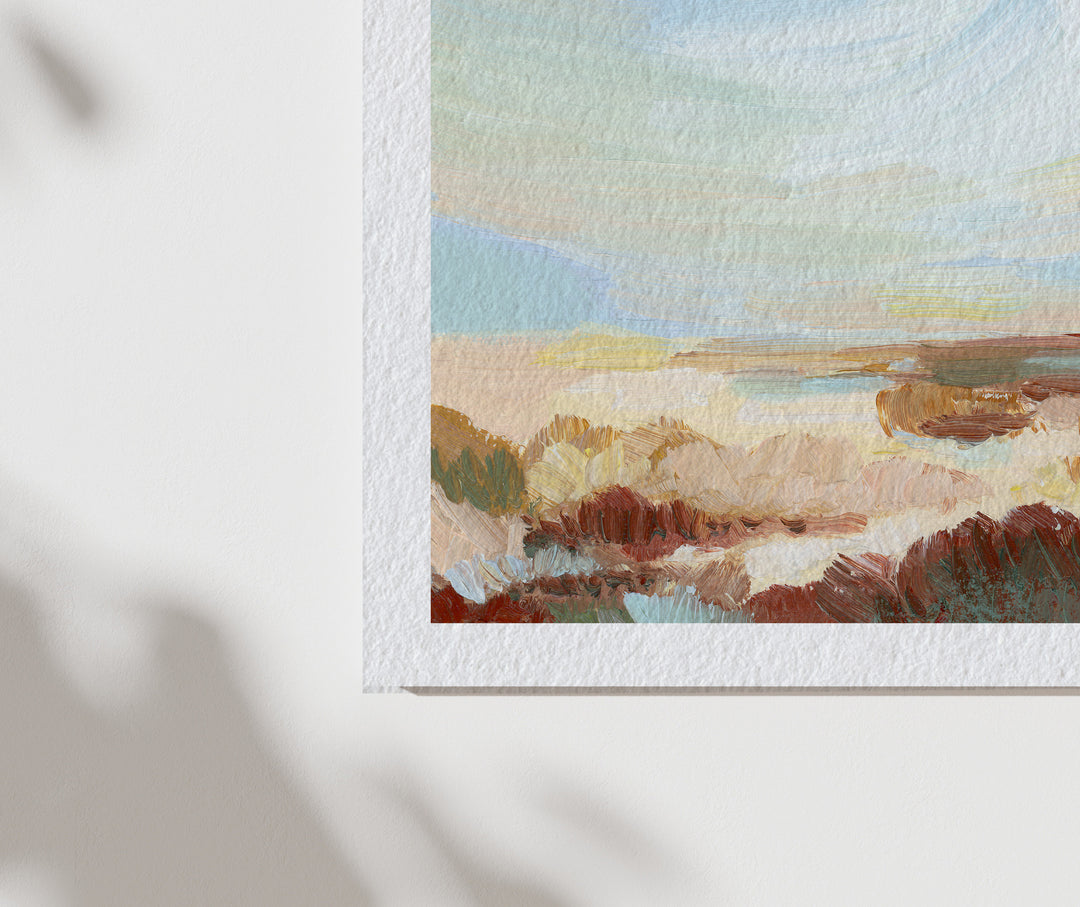 "Salt Marsh" - Paper Art Print