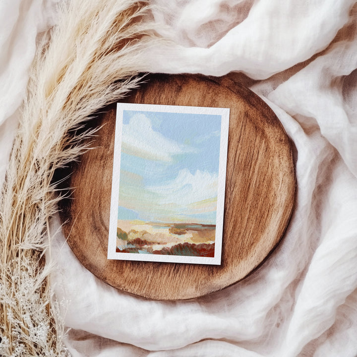 "Salt Marsh" - Paper Art Print