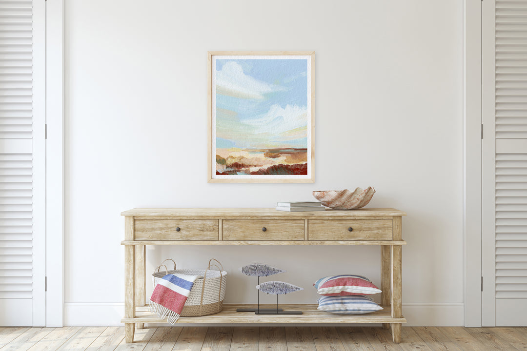 "Salt Marsh" - Paper Art Print