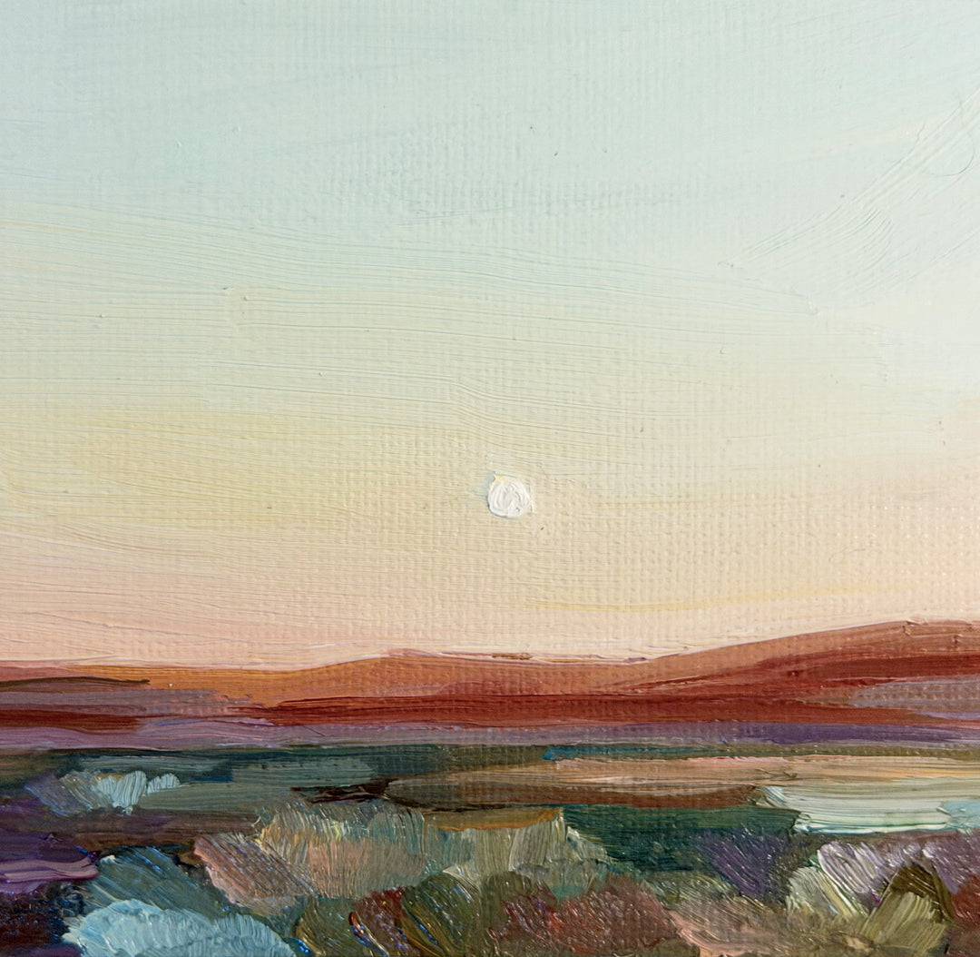 "Sedona Sunset" - 5"x7" Original Landscape Oil Painting