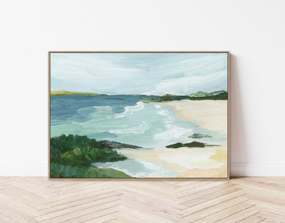 "Shoreline" - Signed Canvas Art Print