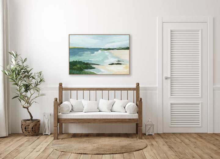 "Shoreline" - Signed Canvas Art Print