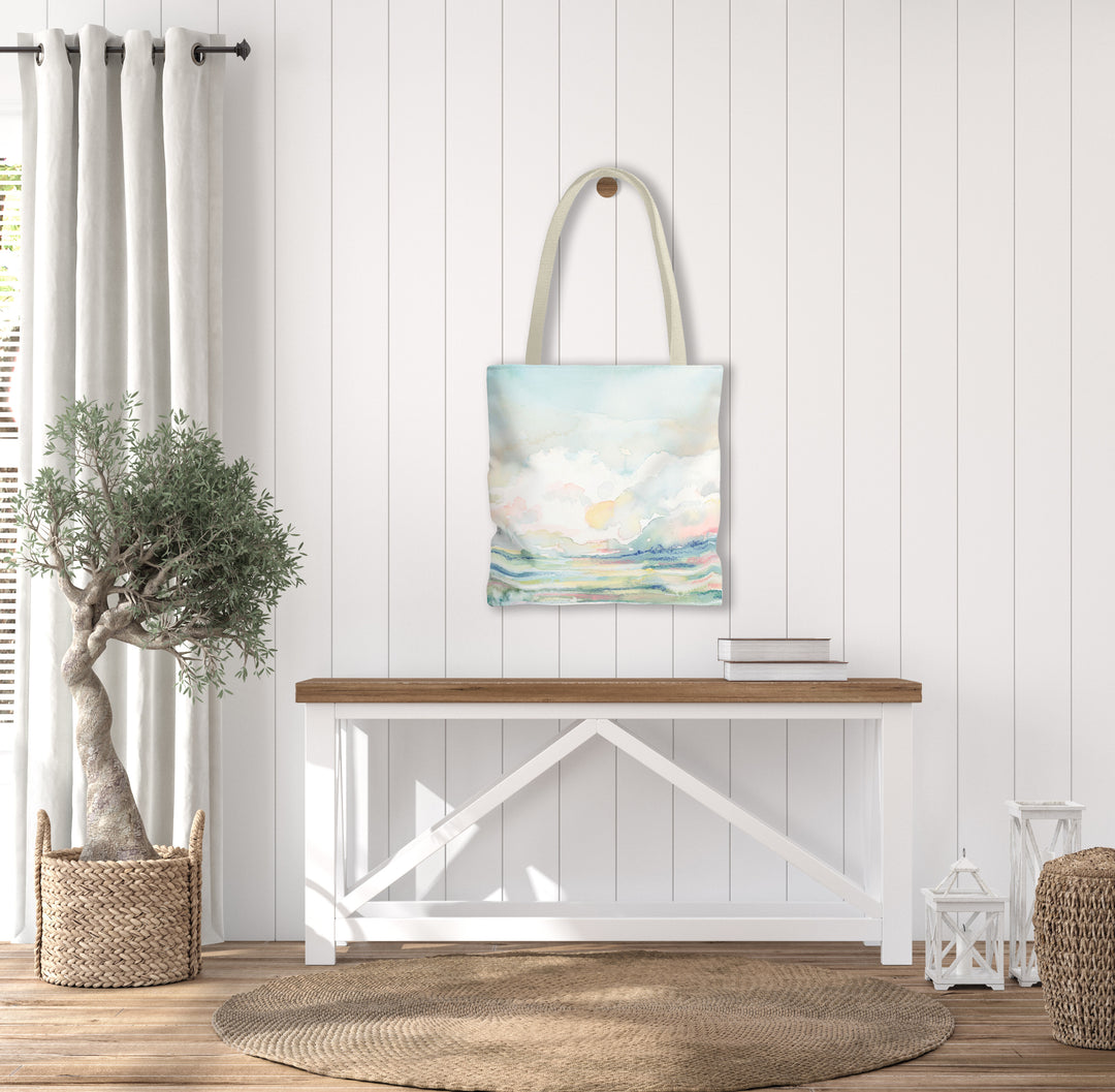 Artisan Tote Bag - "Stillness" Landscape Art