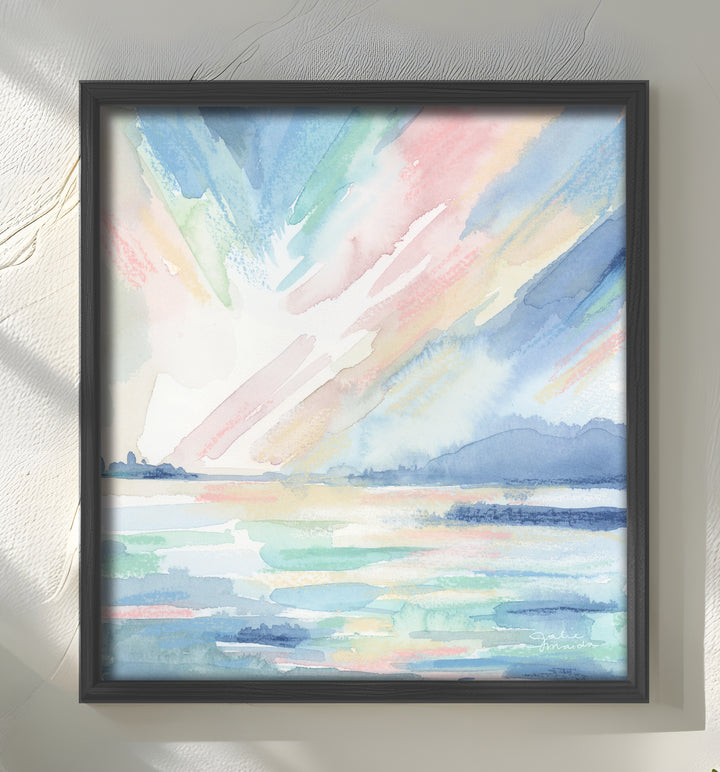 "Sunrise Impression" Canvas Art Print