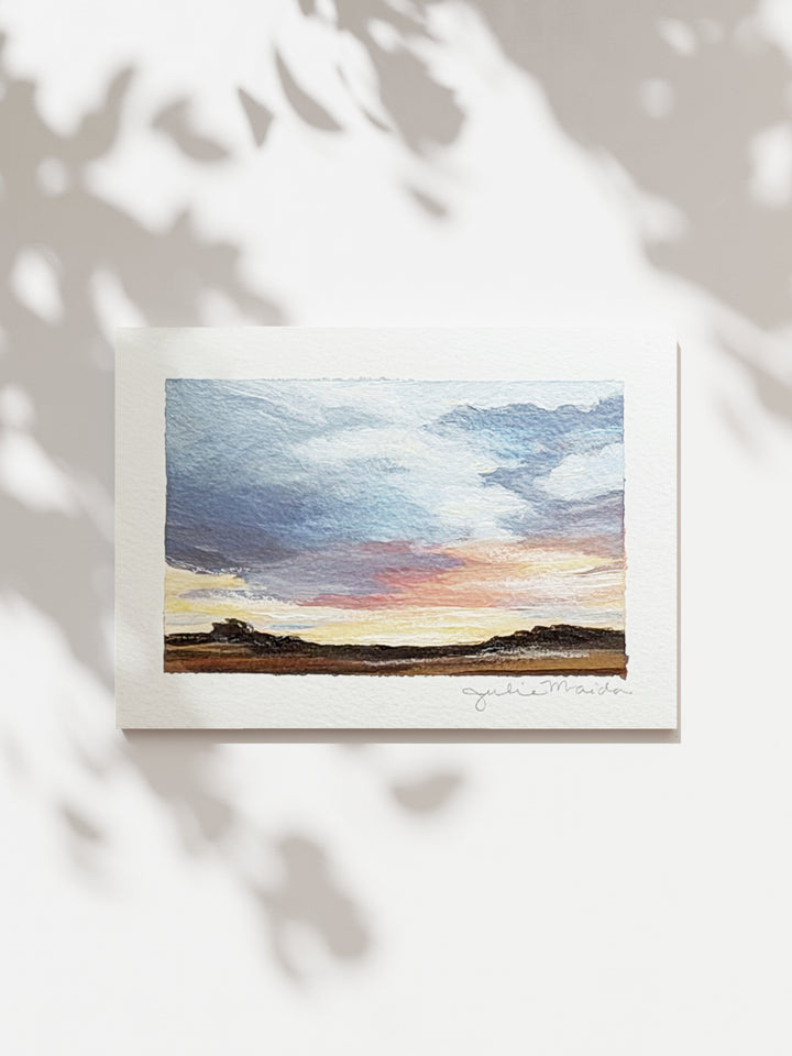 "Western Sky" - Mini Original Artwork