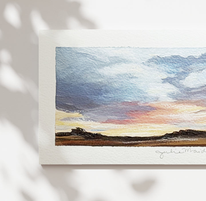 "Western Sky" - Mini Original Artwork