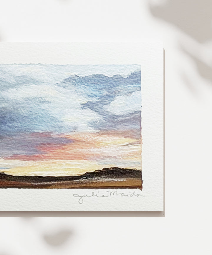 "Western Sky" - Mini Original Artwork