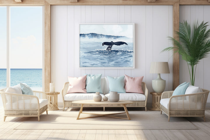 "Whale Watching" Canvas Art Print