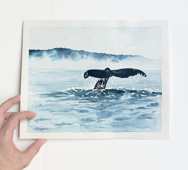 "Whale watching" - Original Artwork