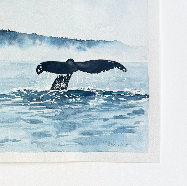 "Whale watching" - Original Artwork