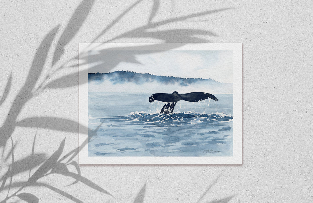"Whale watching" - Original Artwork