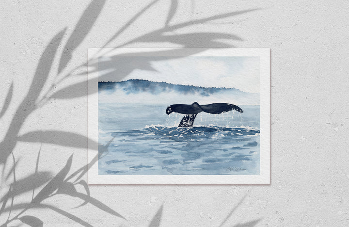 "Whale watching" - Original Artwork