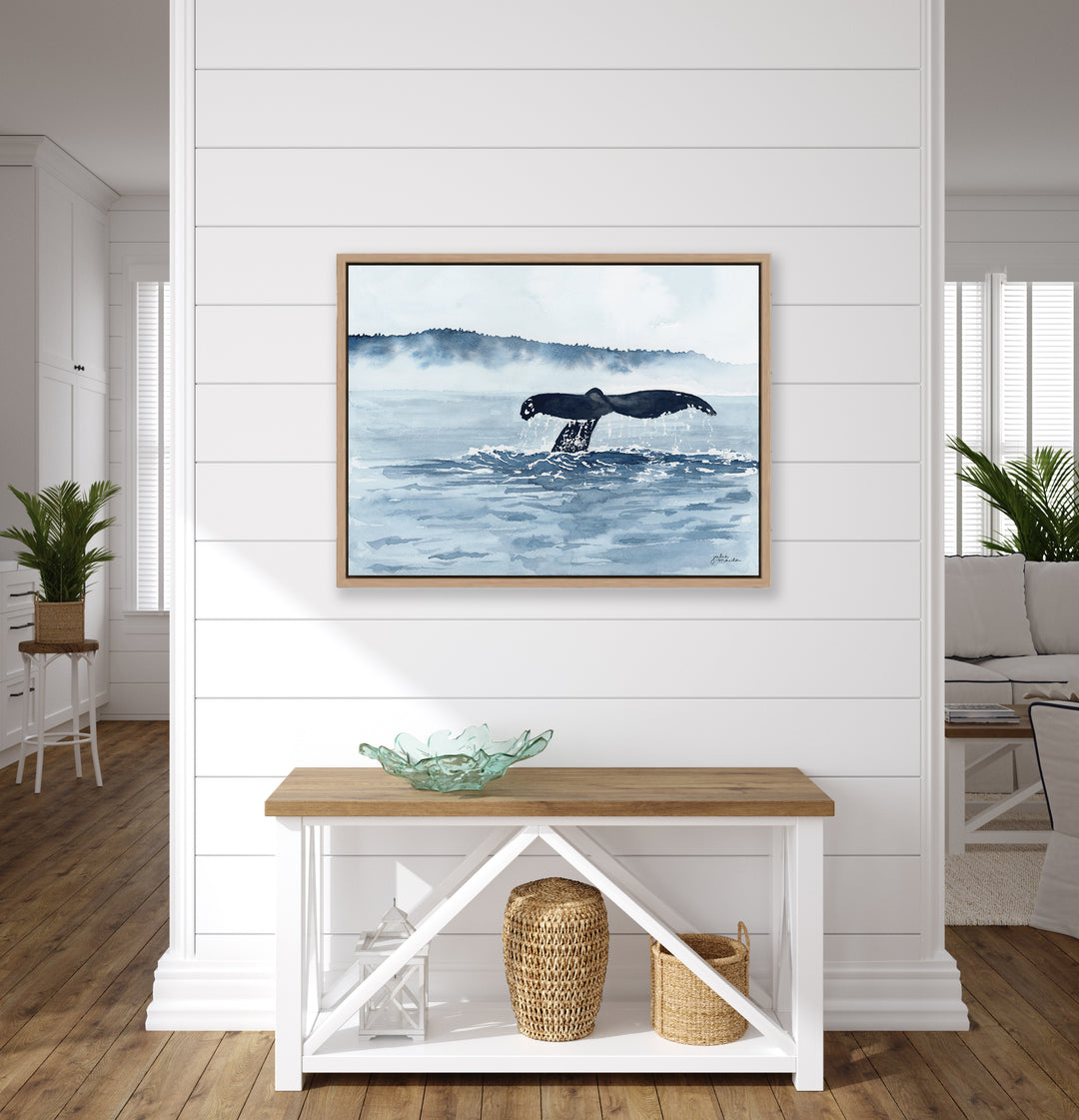 "Whale Watching" - Giclée Canvas Art Print