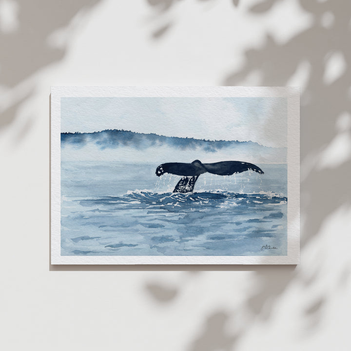 "Whale Watching" Limited Edition Paper Art Print
