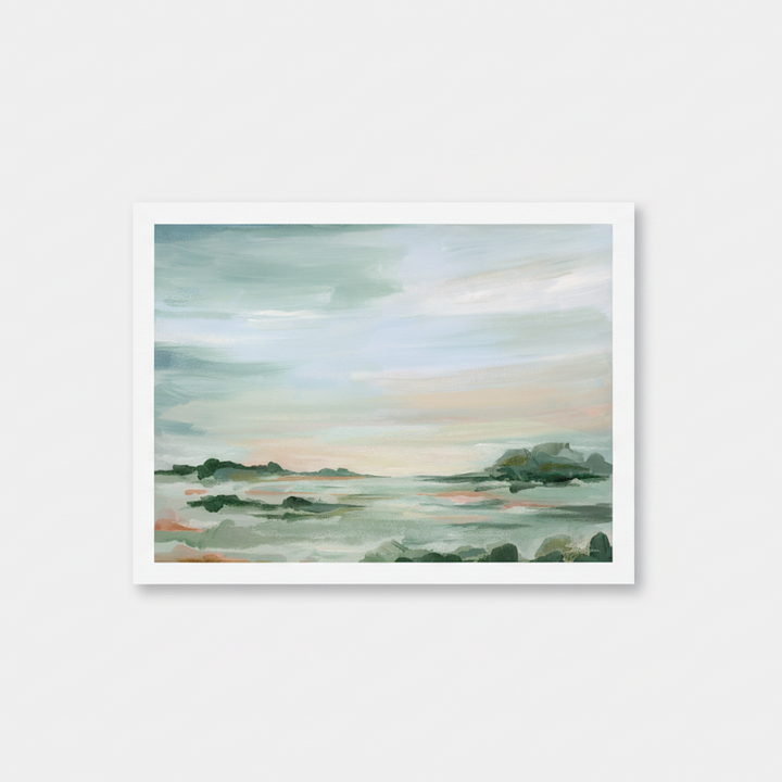 Art print with white border