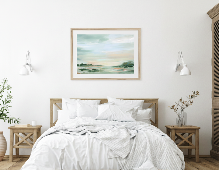 Bedroom with white border only