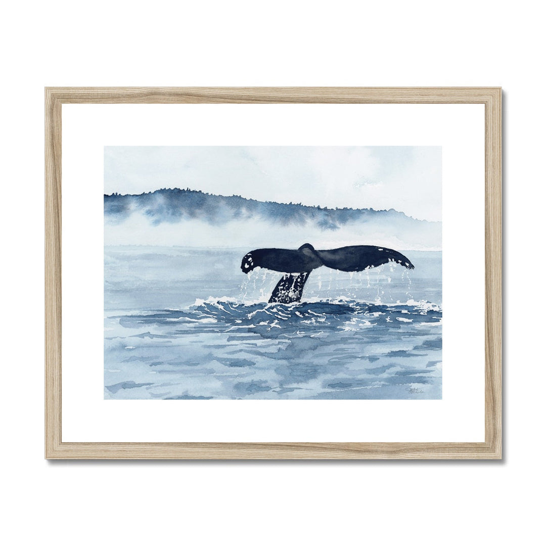 "Whale Watching" Paper Art Print