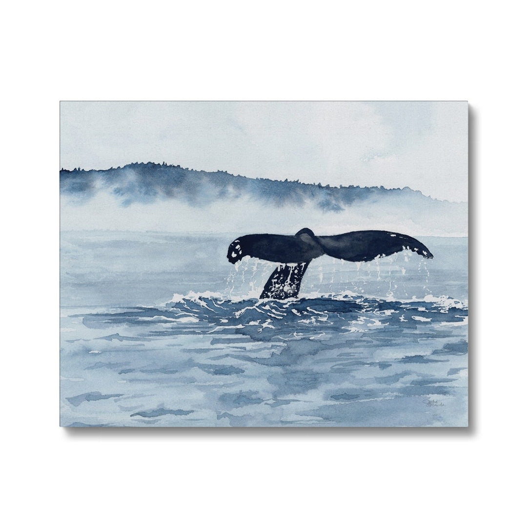 "Whale Watching" Canvas Art Print