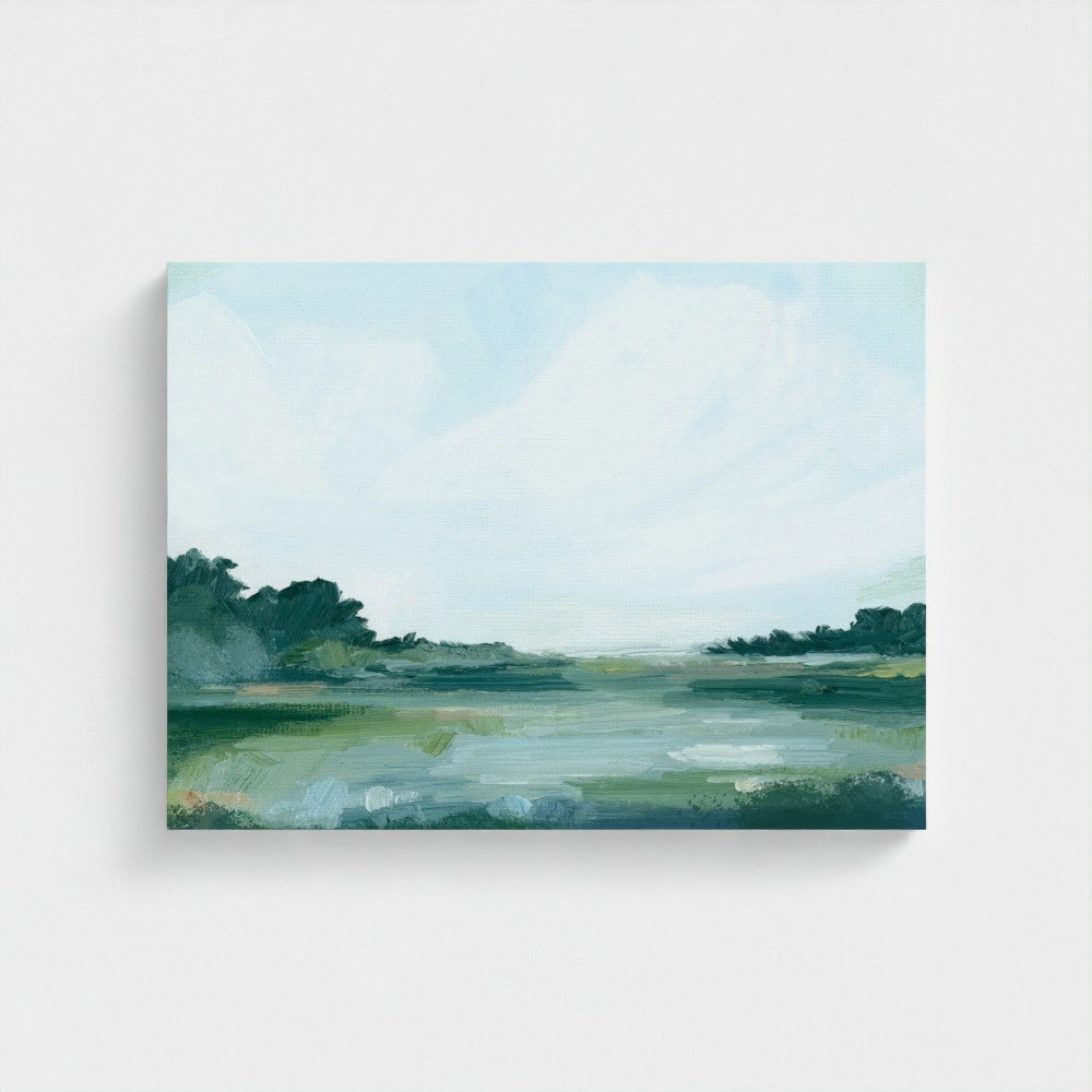 "I See Blue Skies Ahead" - Signed Canvas Art Print