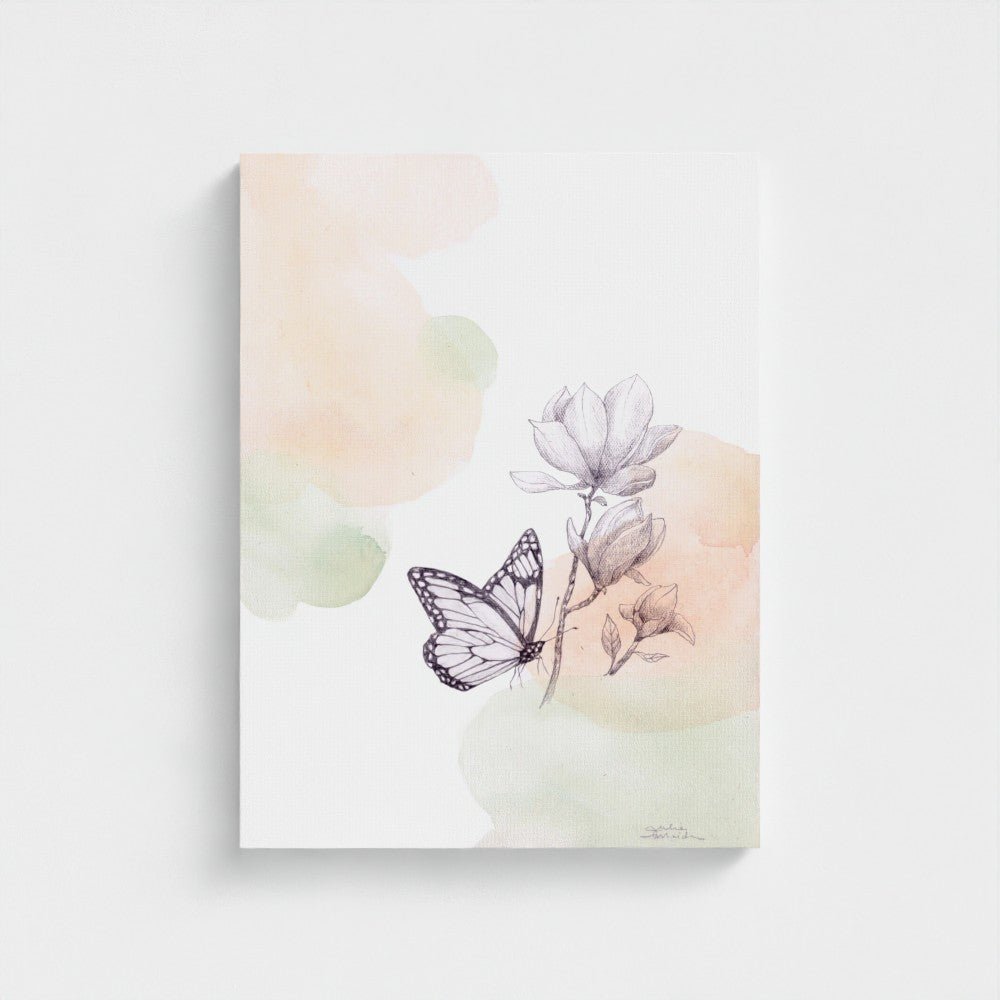 "Magnolia Bloom" - Limited Edition Canvas Art Print - The Creative Garden Studio