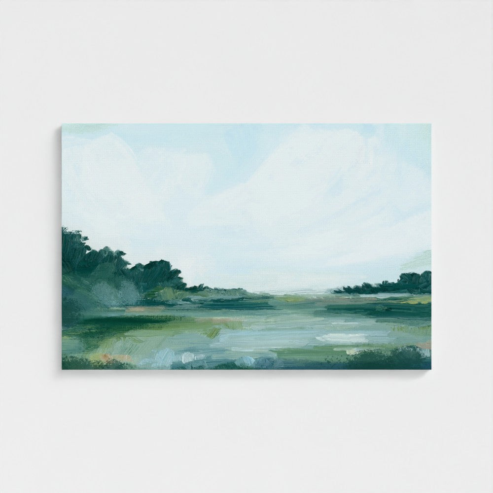 "I See Blue Skies Ahead" - Signed Canvas Art Print
