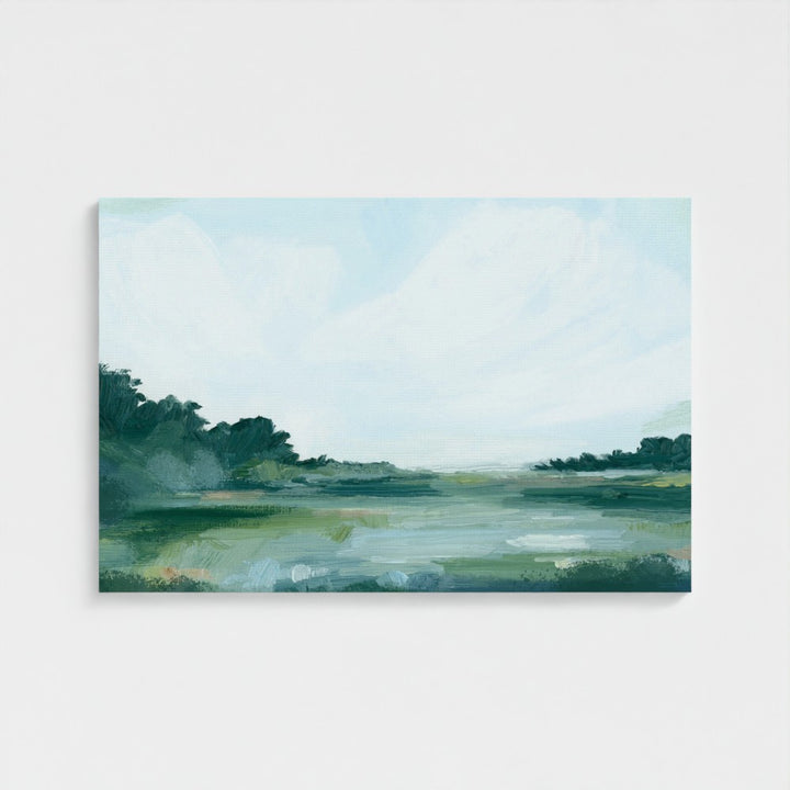 "I See Blue Skies Ahead" - Signed Canvas Art Print