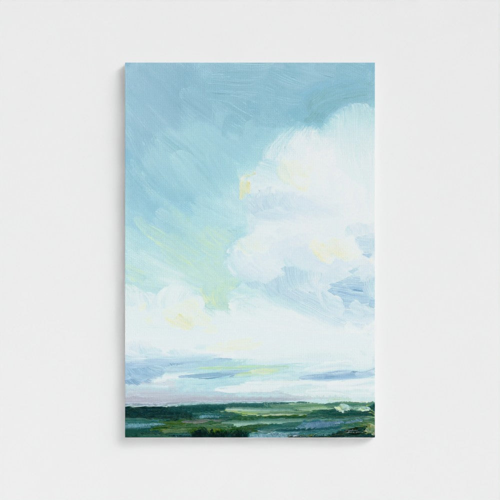 "Coastal Sky" - Signed Canvas Art Print