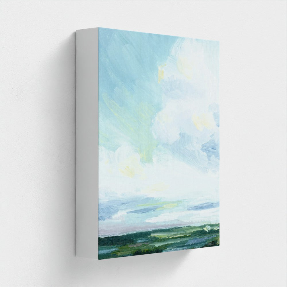 "Coastal Sky" - Signed Canvas Art Print