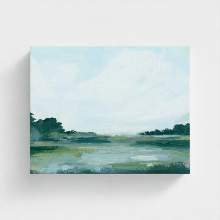 "I See Blue Skies Ahead" - Signed Canvas Art Print