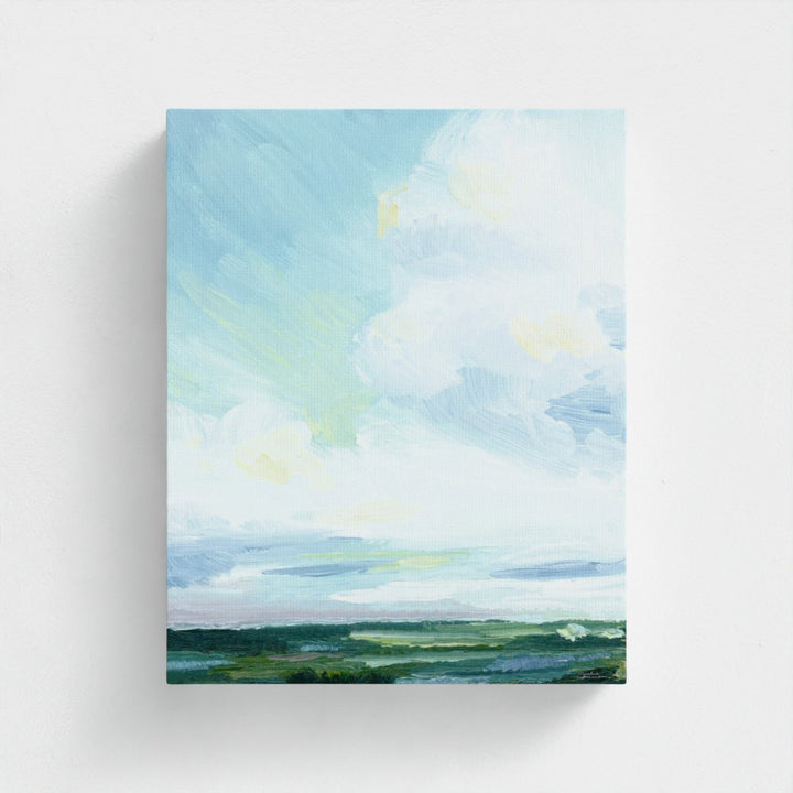 "Coastal Sky" - Signed Canvas Art Print