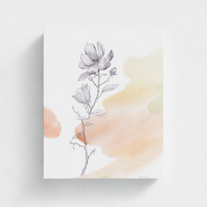 "Magnolia Bloom" - Limited Edition Canvas Art Print - The Creative Garden Studio
