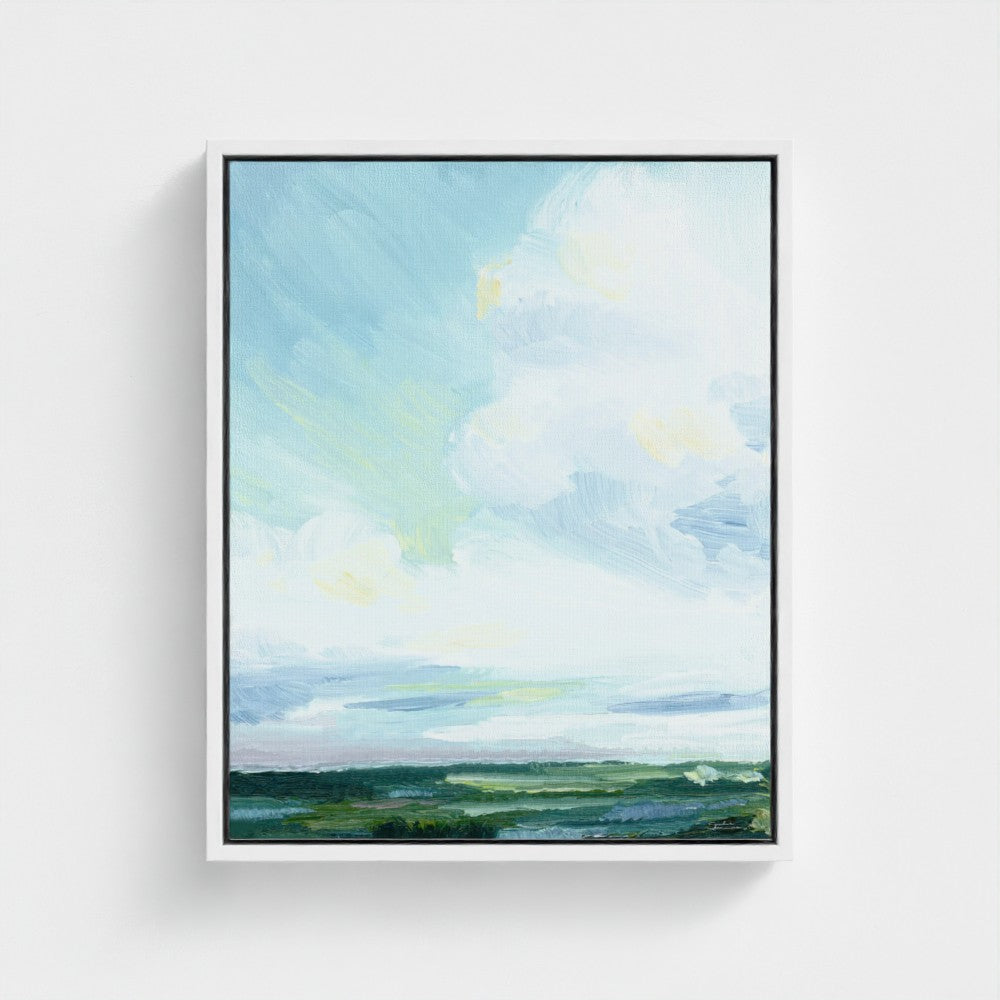 "Coastal Sky" - Signed Canvas Art Print