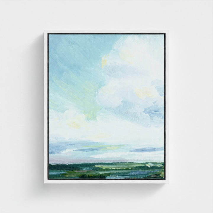 "Coastal Sky" - Signed Canvas Art Print