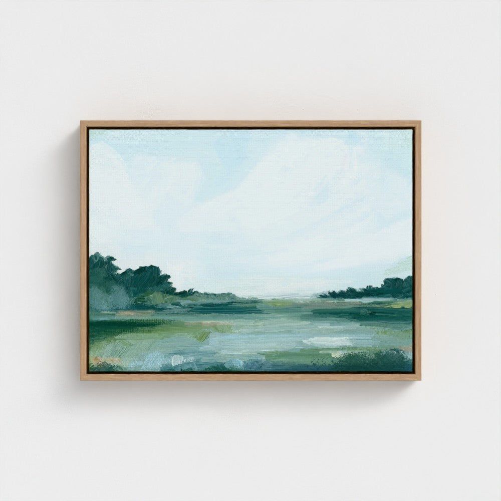 "I See Blue Skies Ahead" - Signed Canvas Art Print