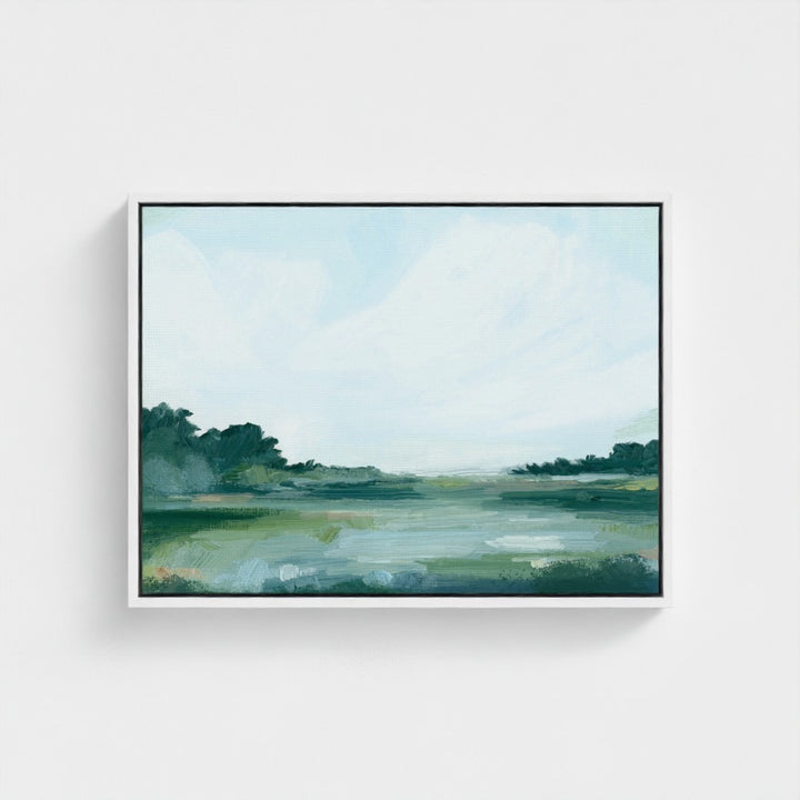"I See Blue Skies Ahead" - Signed Canvas Art Print