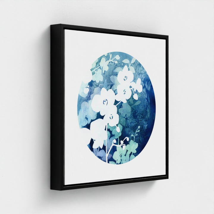 "Orchid in Bloom in Watercolor" - Giclée Canvas Art Print