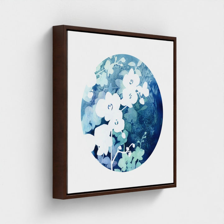 "Orchid in Bloom in Watercolor" - Giclée Canvas Art Print