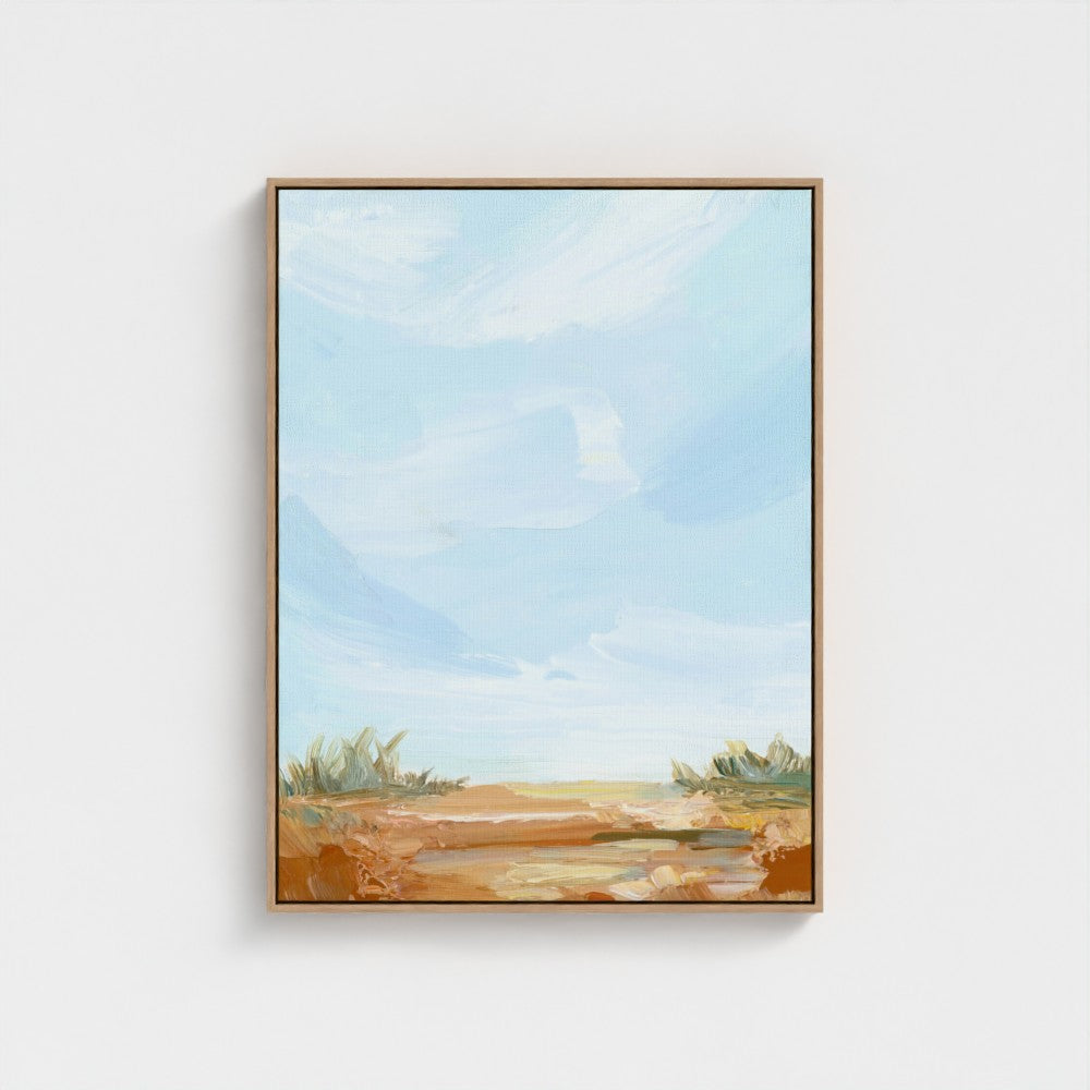 "Light on the Dunes" - Canvas Art Print