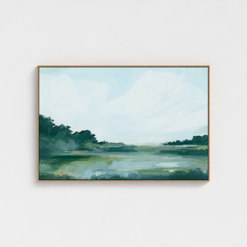 "I See Blue Skies Ahead" - Signed Canvas Art Print