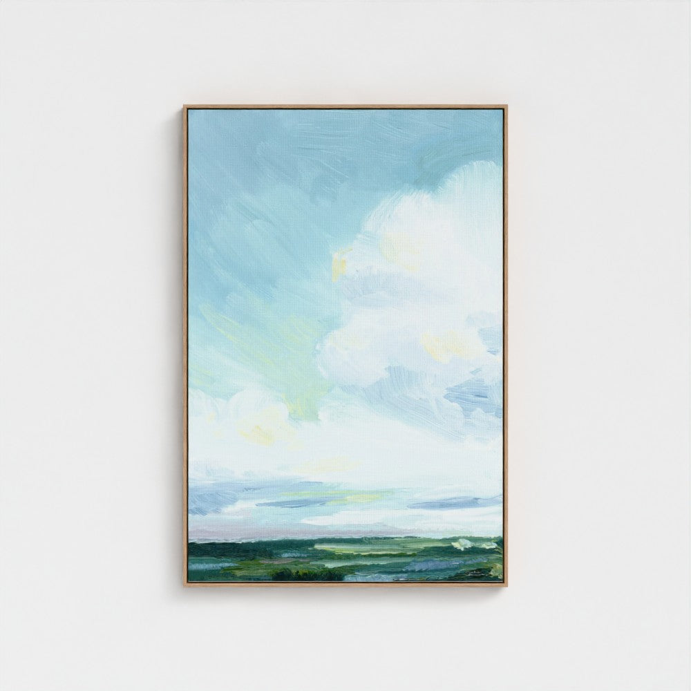 "Coastal Sky" - Signed Canvas Art Print