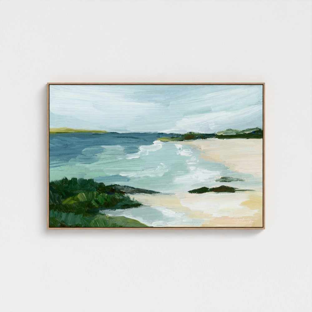 "Shoreline" - Signed Canvas Art Print